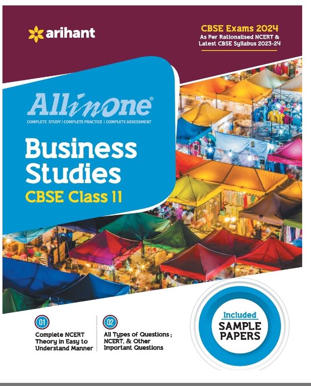 All In One Class 11th Business Studies for CBSE Exam 2024